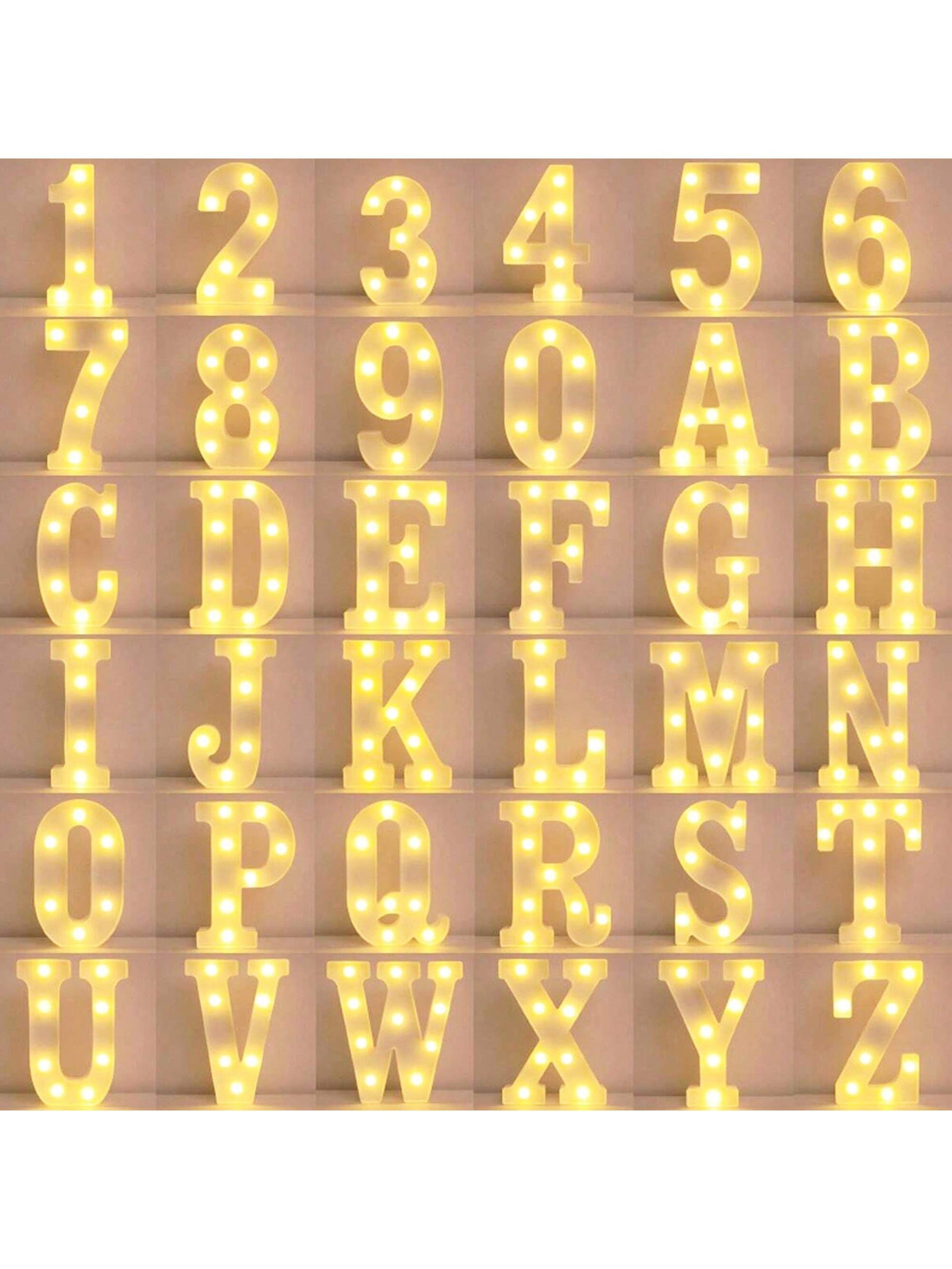 1PC Warm Light Letter Light, Table Decoration Light 8.3IN LED Light Up Horse Eye Letters, Battery Powered Decorative LED Letter Lights, 26 Letter Light Up Letters, Suitable For Wedding Birthday Party