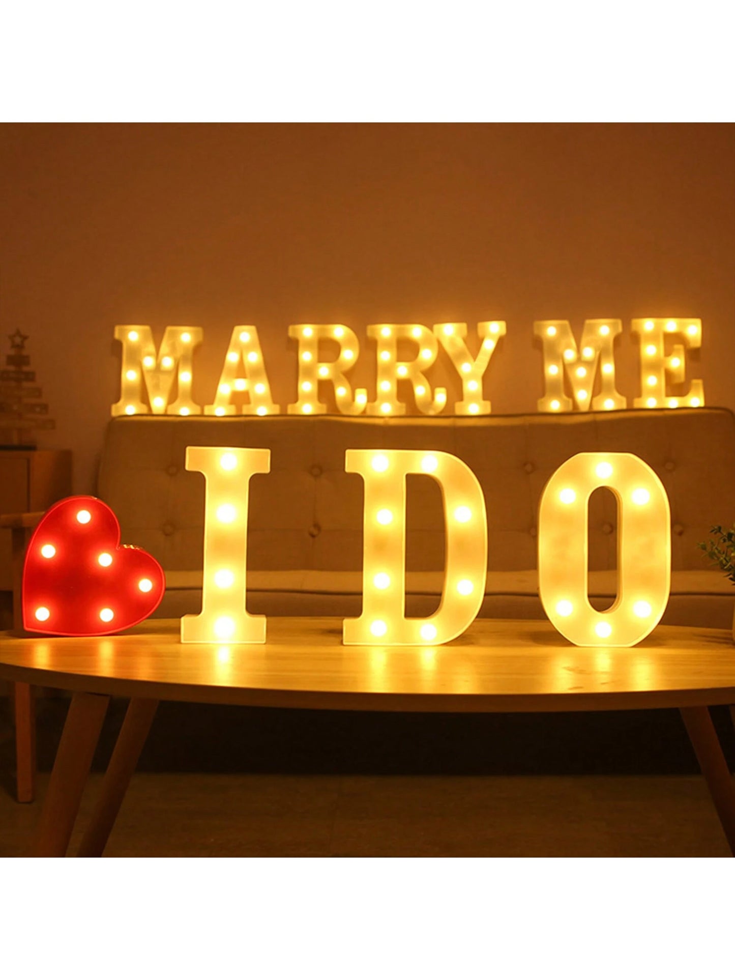 1PC Warm Light Letter Light, Table Decoration Light 8.3IN LED Light Up Horse Eye Letters, Battery Powered Decorative LED Letter Lights, 26 Letter Light Up Letters, Suitable For Wedding Birthday Party