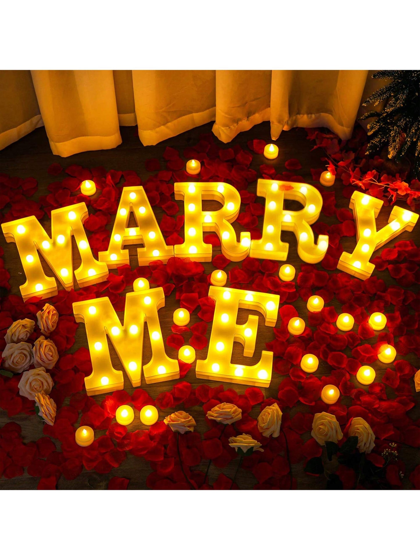 1PC Warm Light Letter Light, Table Decoration Light 8.3IN LED Light Up Horse Eye Letters, Battery Powered Decorative LED Letter Lights, 26 Letter Light Up Letters, Suitable For Wedding Birthday Party