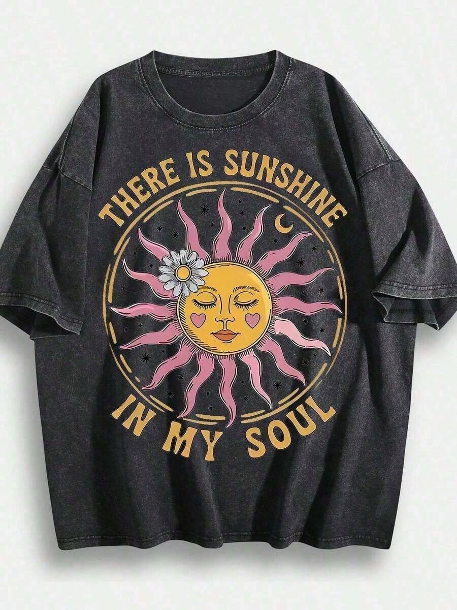 1PC Washed T-Hirt Women Unisex Retro "Un" Rock Band Graphic Oversized Hort Leeve Tee Summer Tops Ummer Clothes Hirts Pring Outfits