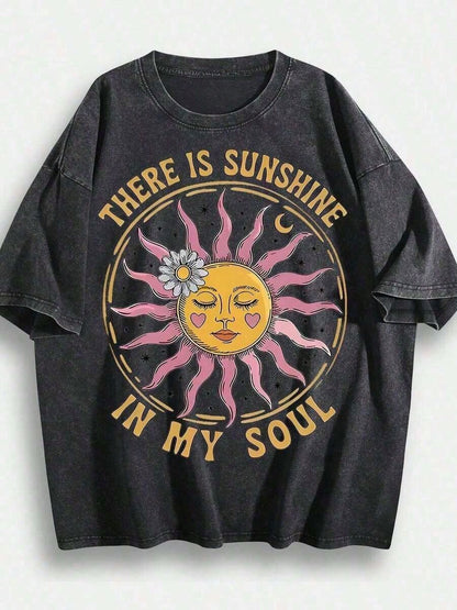 1PC Washed T-Hirt Women Unisex Retro "Un" Rock Band Graphic Oversized Hort Leeve Tee Summer Tops Ummer Clothes Hirts Pring Outfits