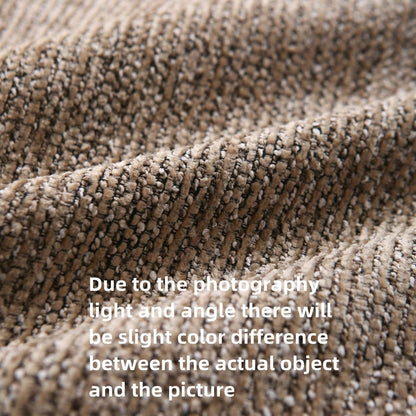 1pc (Without Pillow Core) All-Season Sofa Cushion, Natural Retro Farmhouse Pillow, Textured Minimalist Sofa Lumbar Pillow, Earth-Tone Soft Decor Throw Pillow, Homey Atmosphere Sofa Pad, Chenille Jacqu