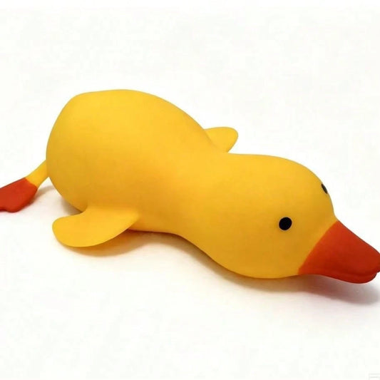 1pc Yellow Duck Squeeze Toy, Cartoon Stress Relief Toy, Cute Healing Collectible Craft, Anniversary Gift, Soft And Squishy Texture, Repeatable Squeezing And Pressing, Releases Stress And Relieves Anxi