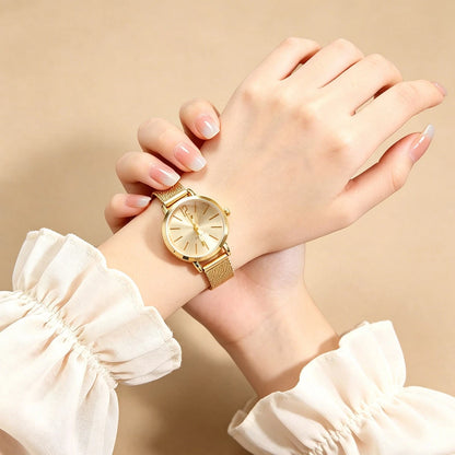 2/1pc Women's Fashion Classic Business Luxury Digital Quartz Watch, Small Minimalist Design, Paired With LOVE Bracelet, Suitable For Women's Birthday/Holiday Gift, Daily Wear, Back To School, Vacation