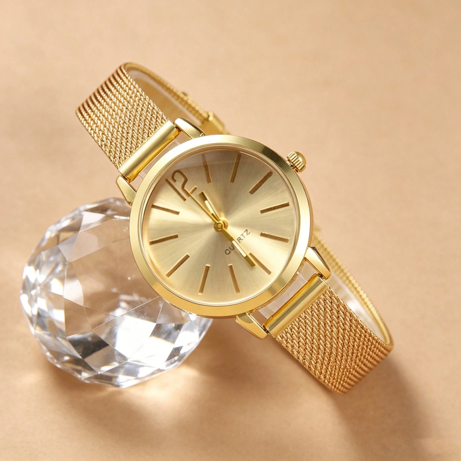 2/1pc Women's Fashion Classic Business Luxury Digital Quartz Watch, Small Minimalist Design, Paired With LOVE Bracelet, Suitable For Women's Birthday/Holiday Gift, Daily Wear, Back To School, Vacation