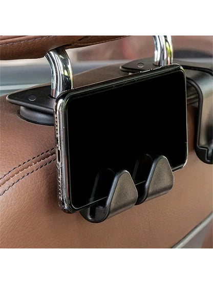 2/4pcs Car Seat Back Multi-Function Hooks, Car Storage Hooks, Ultra-Light Easy Hooks
