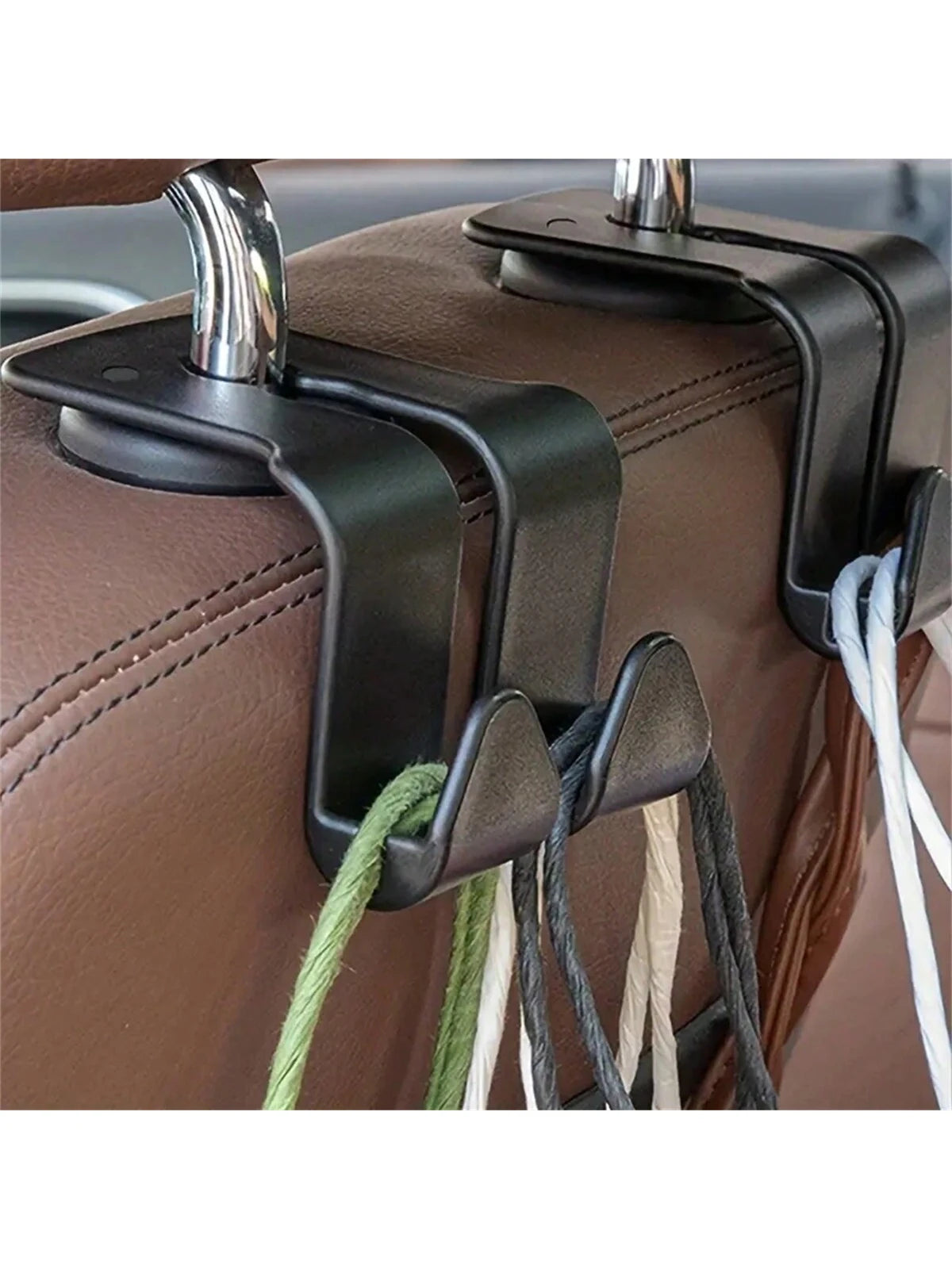 2/4pcs Car Seat Back Multi-Function Hooks, Car Storage Hooks, Ultra-Light Easy Hooks