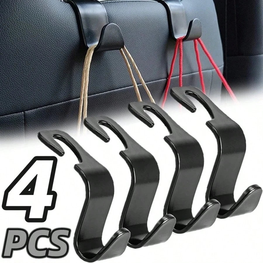 2/4pcs Car Seat Back Multi-Function Hooks, Car Storage Hooks, Ultra-Light Easy Hooks
