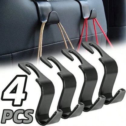 2/4pcs Car Seat Back Multi-Function Hooks, Car Storage Hooks, Ultra-Light Easy Hooks