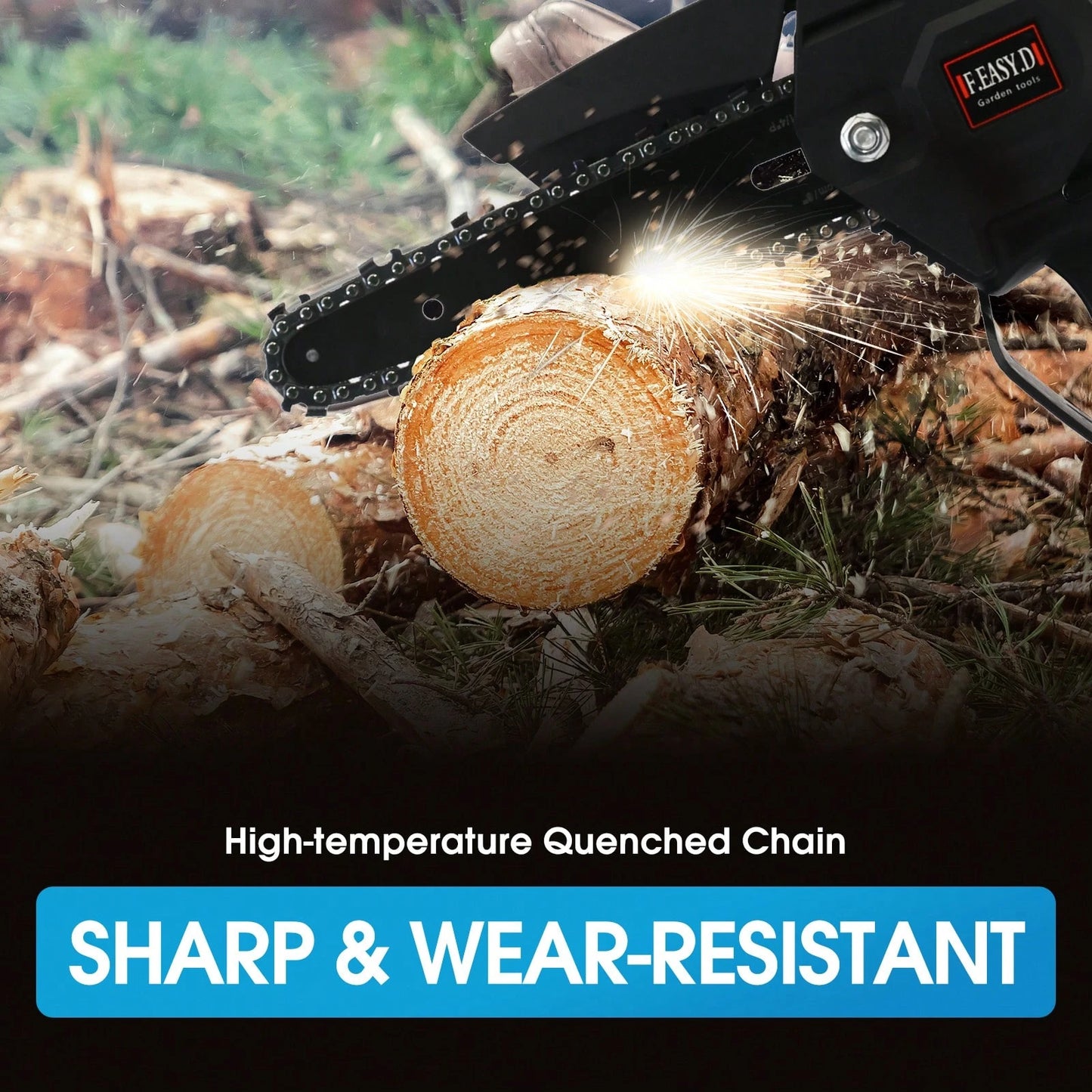 2-In-1 Cordless Pole Saw&6 Inch Mini Chainsaw, Cordless Pole Saws For Tree Trimming, 6 Inch Mini Electric Chainsaw With 2 X 1500mAh Batteries, Battery Powered Chain Saw With Extension Pole, Tree Trimm