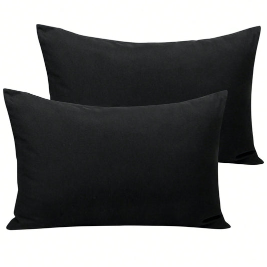 2 Pack 100% Brushed Microfiber Toddler Pillowcases With Envelope Closure