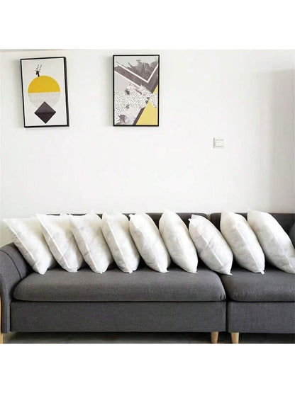 2 Pieces/4 Pieces Of Throw Pillow Cushions, Square Filled Pillow Cores, Filled With Fake Square Pillow Fillers, Used In Living Rooms, Bedrooms, Dormitories, Offices, And For Home Decoration.