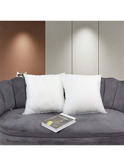 2 Pieces/4 Pieces Of Throw Pillow Cushions, Square Filled Pillow Cores, Filled With Fake Square Pillow Fillers, Used In Living Rooms, Bedrooms, Dormitories, Offices, And For Home Decoration.