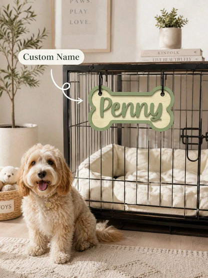 2D Flat, Personalized Dog Name Sign, Flat Noodles Sign, Customized Dog Decoration, Dog Commemorative Sign, Pet Souvenir, Pet Lover Gift