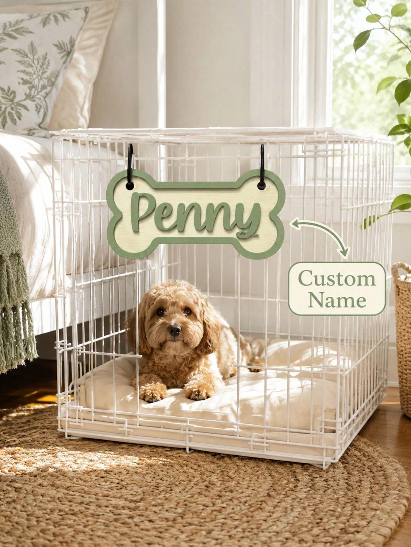 2D Flat, Personalized Dog Name Sign, Flat Noodles Sign, Customized Dog Decoration, Dog Commemorative Sign, Pet Souvenir, Pet Lover Gift
