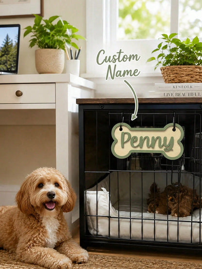 2D Flat, Personalized Dog Name Sign, Flat Noodles Sign, Customized Dog Decoration, Dog Commemorative Sign, Pet Souvenir, Pet Lover Gift