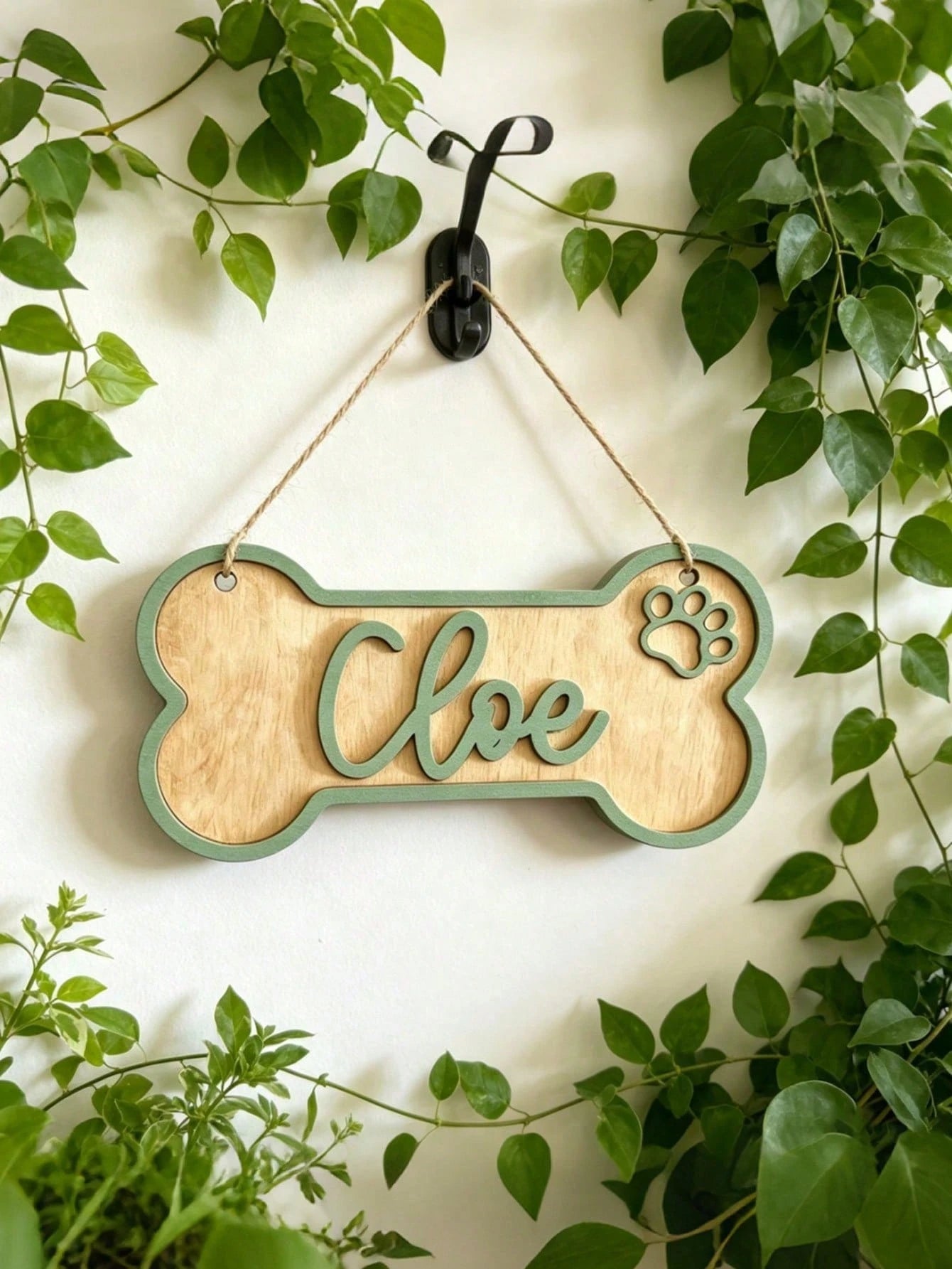 2D Flat, Personalized Dog Name Sign, Flat Noodles Sign, Customized Dog Decoration, Dog Commemorative Sign, Pet Souvenir, Pet Lover Gift