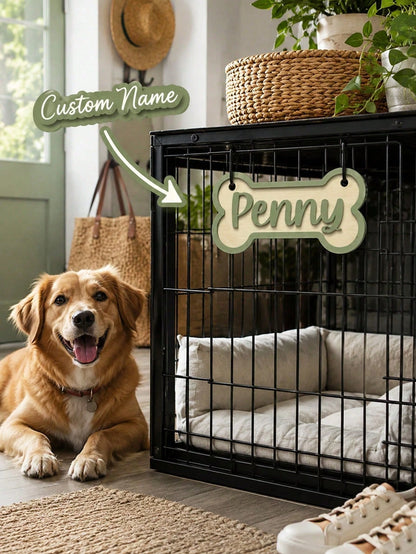 2D Flat, Personalized Dog Name Sign, Flat Noodles Sign, Customized Dog Decoration, Dog Commemorative Sign, Pet Souvenir, Pet Lover Gift
