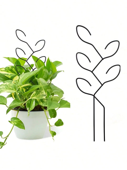 2pcs Plant Climbing Rack, Outdoor Potted Plant Support, Creative Flower Support, Vine Trellis, Plant Flower Holder