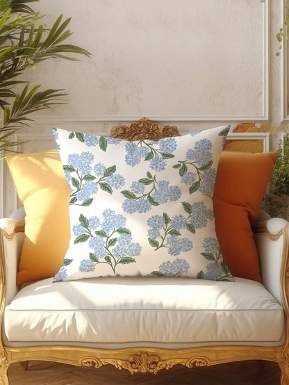 2pcs Spring/Summer Home Decor, Lovely Floral Design, Multiple Sizes, Throw Pillow Covers, Decorative Cushion Covers, Living Room Decor, Sofa Decor, Valentine's Day Gift For Him/Her, Sofa Cushion Cover