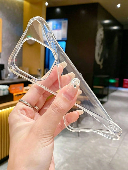 2pcs Ultra Clear Crystal Transparent Phone Case, Back To School And Birthday Gift, Lightweight Large Hole Full Coverage Soft TPU Material, Compatible With IPhone 17/17 Pro/17 Pro Max/16E/16 Pro Max/15