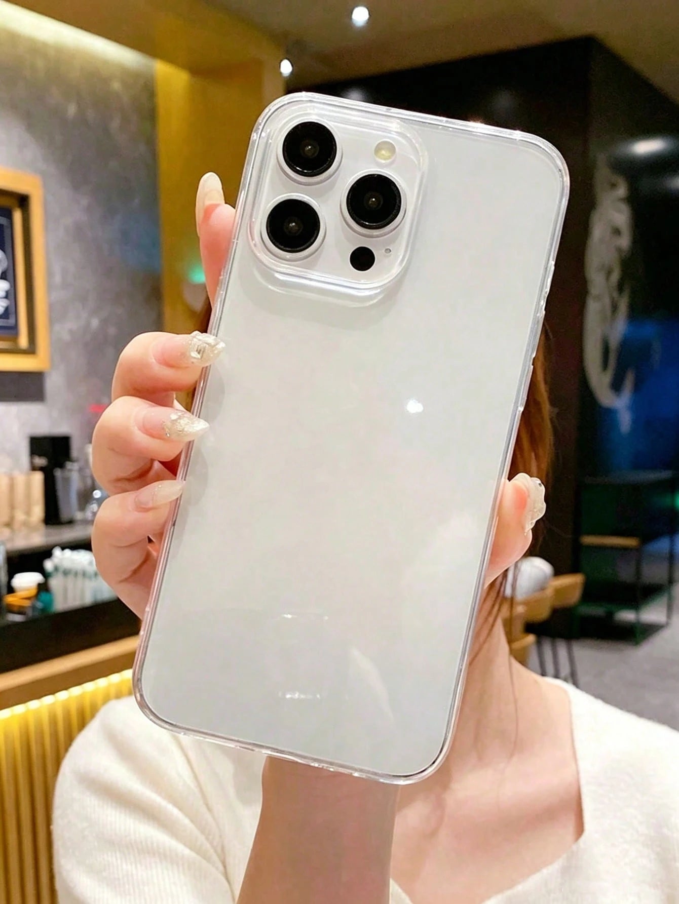 2pcs Ultra Clear Crystal Transparent Phone Case, Back To School And Birthday Gift, Lightweight Large Hole Full Coverage Soft TPU Material, Compatible With IPhone 17/17 Pro/17 Pro Max/16E/16 Pro Max/15