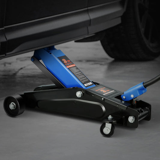 3 Ton Floor Jack, Heavy Duty Steel Hydraulic Car Jack With Single Piston Quick Lift Pump, Hydraulic Racing Floor Jack, Lifting Range 7.7" To 21"