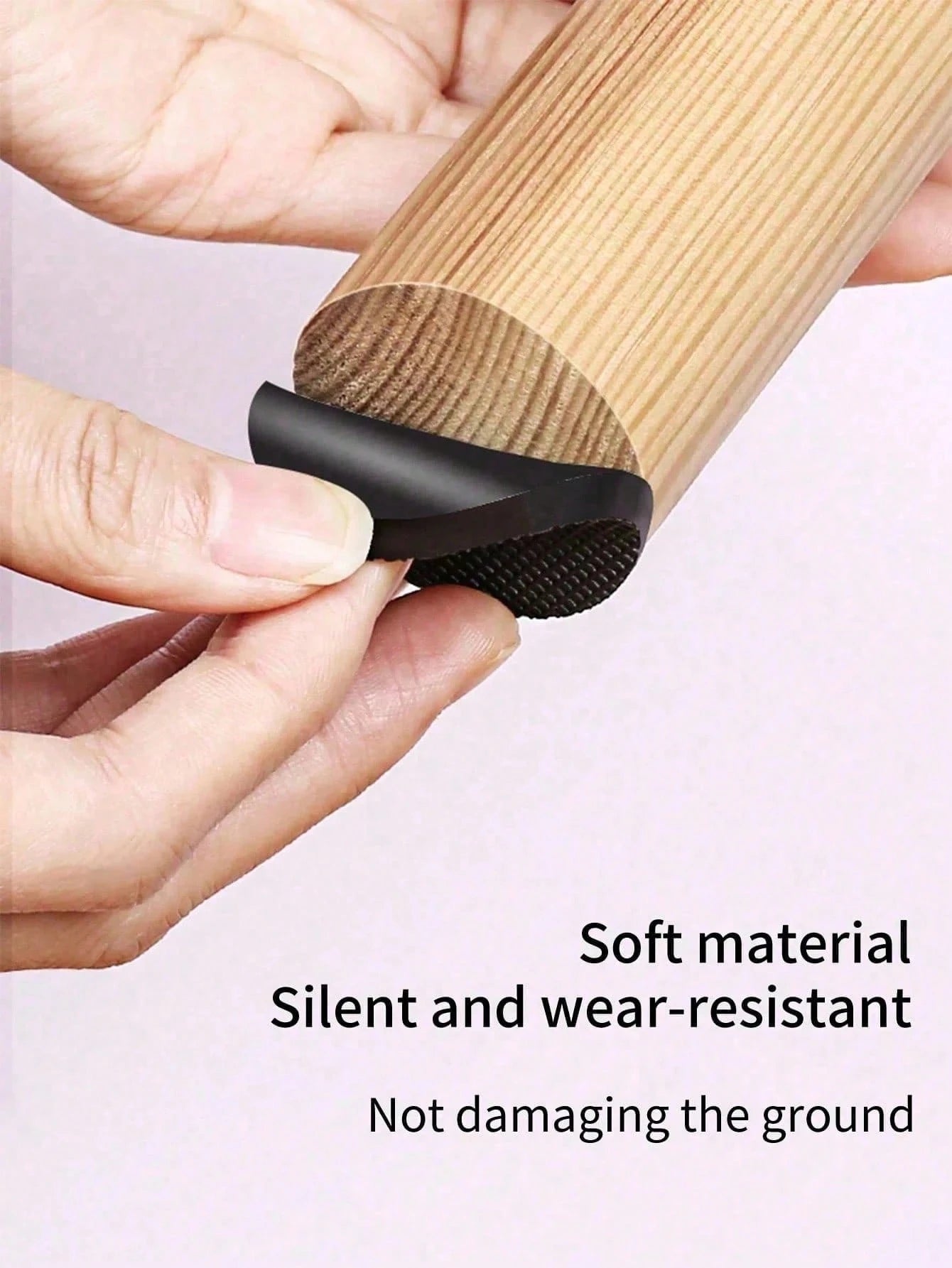 30/12pcs EVA Non-Slip Foot Pads, Square/Round Thickened Chair Leg Protectors, Furniture Floor Anti-Slip Quiet Protection Pads, Protects Both Floor And Table, Suitable For Dining Chairs And Dining Tabl