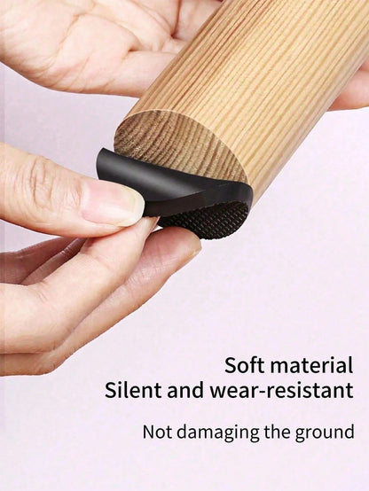 30/12pcs EVA Non-Slip Foot Pads, Square/Round Thickened Chair Leg Protectors, Furniture Floor Anti-Slip Quiet Protection Pads, Protects Both Floor And Table, Suitable For Dining Chairs And Dining Tabl