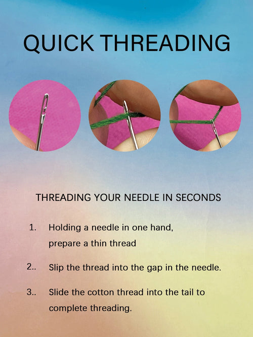 [30pcs/Pack]Side-Hanging Large-Hole Stainless Steel Hand Sewing Needles, Mixed Sizes, Multi-Purpose For Embroidery, Handmade DIY, Sewing Kit, Practical Tool For Daily Clothing Repair