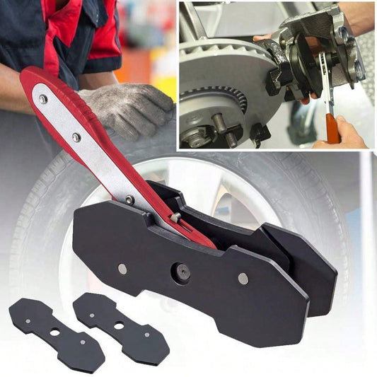 360° Ratchet Brake Caliper Compression Tool With Large Plate & 4 Hooks For Car Brake Maintenance