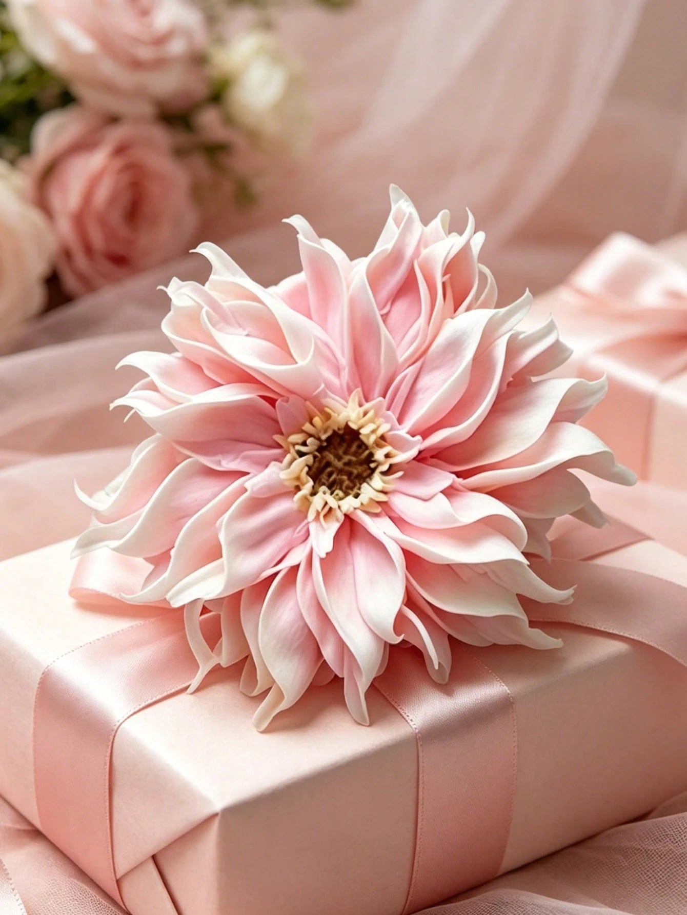 3D Dahlia Silicone Candle Mold, Handmade Candle Wax Mold For DIY Crafts, Home Decor And Gifts