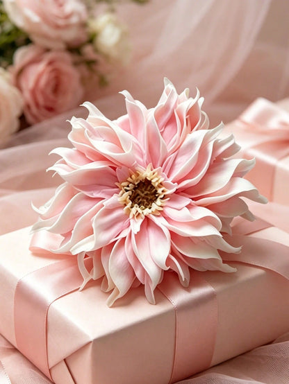 3D Dahlia Silicone Candle Mold, Handmade Candle Wax Mold For DIY Crafts, Home Decor And Gifts