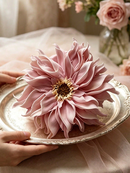 3D Dahlia Silicone Candle Mold, Handmade Candle Wax Mold For DIY Crafts, Home Decor And Gifts