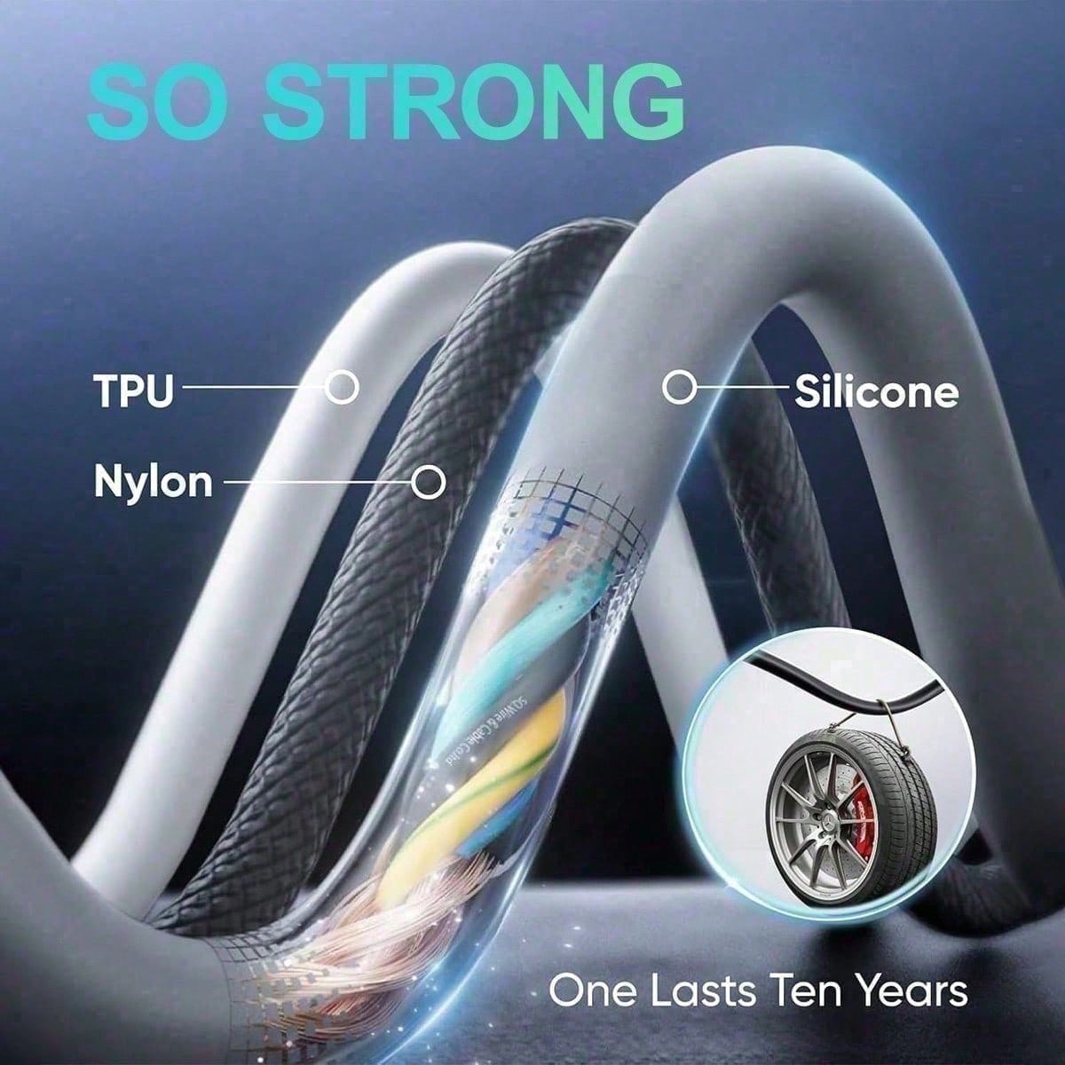 4-In-1 USB Charging Cable,240W Multi USB C Fast Charging Cable Combo Type C/USB Port For IPhone 16/15 14 13 IPad Galaxy IPad And More