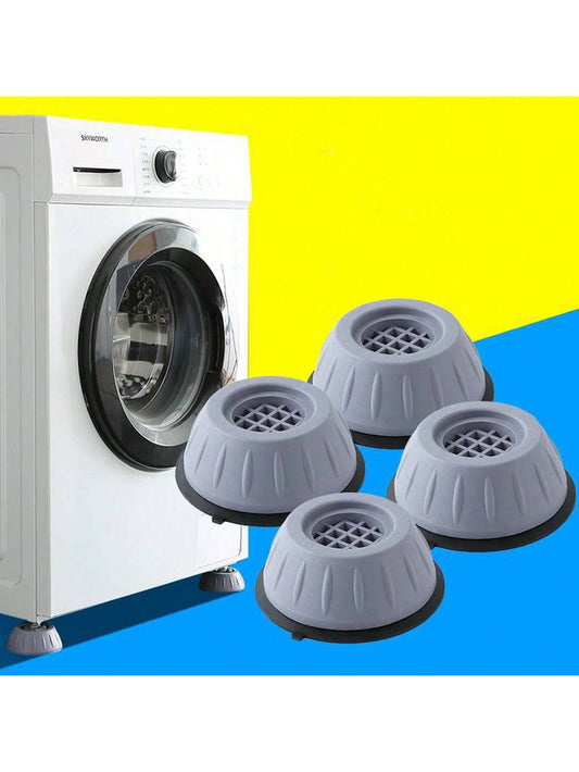 4pcs Universal Washing Machine Base Stand, With Non-slip And Vibration Reduction Pads/stands For Front Loading, Tumble Dryer, Kitchen Refrigerators And Cabinet Depot, Desk & Chair Furniture.