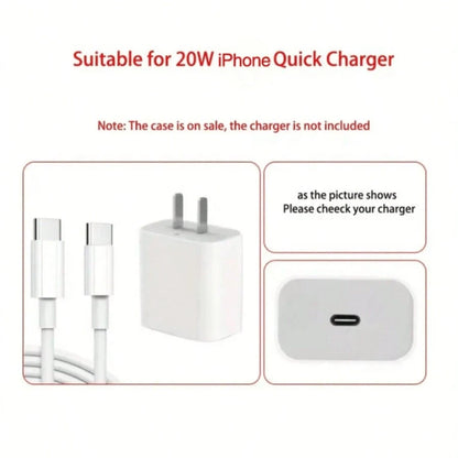 5pcs Coffee Series Cartoon Charger Protector Case, 1.5m Data Cable Anti-Bending Wrap Cord, Compatible With Apple 16/17 Pro 20W Charger Protector, Great Gift