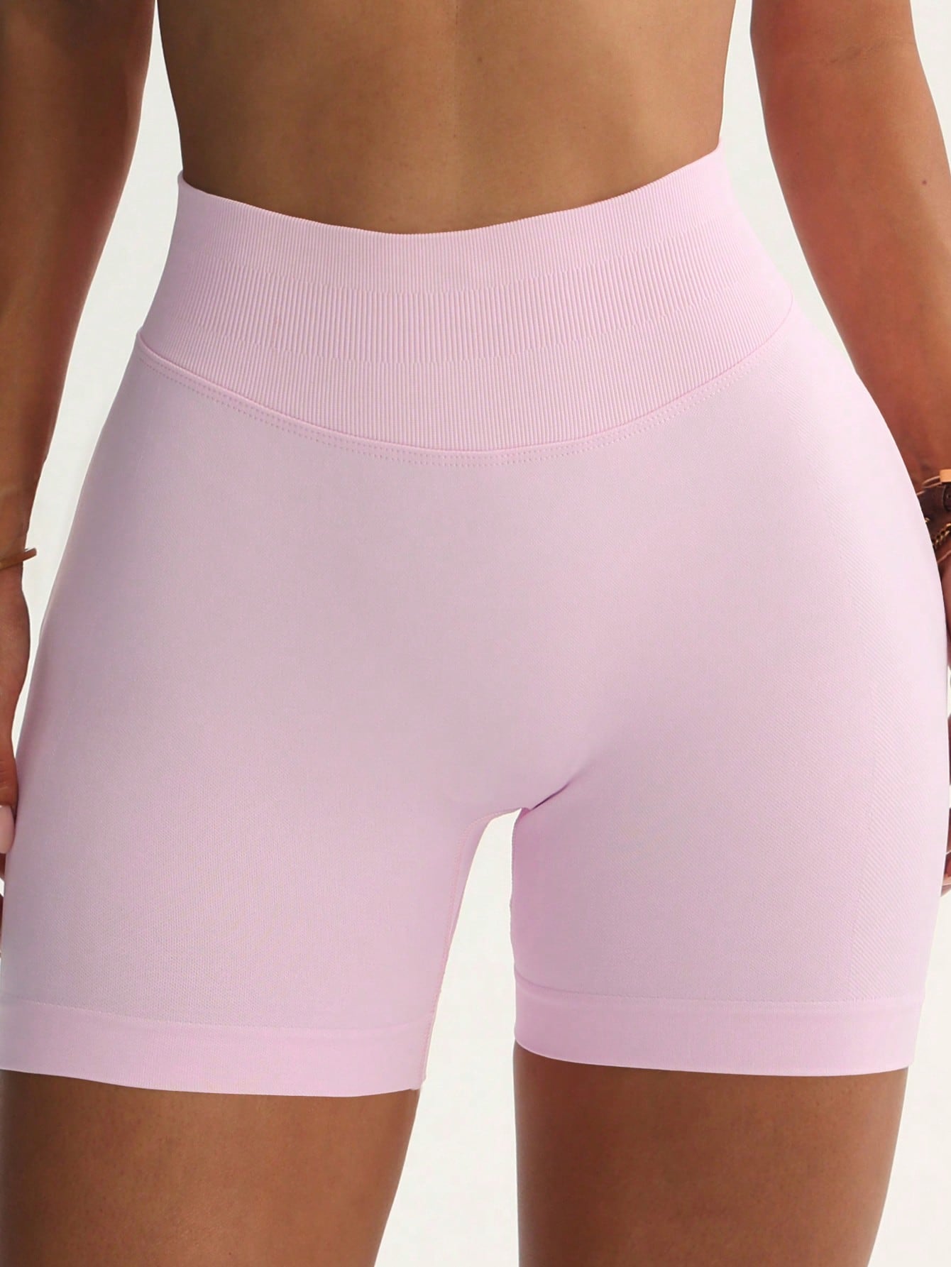 6pcs Women's Tummy Control Butt Lifting Running Training Fitness Yoga Outdoor Sports Shorts, Spring Summer Autumn Fitness Set, Gym Double Layer Shorts, Athleisure