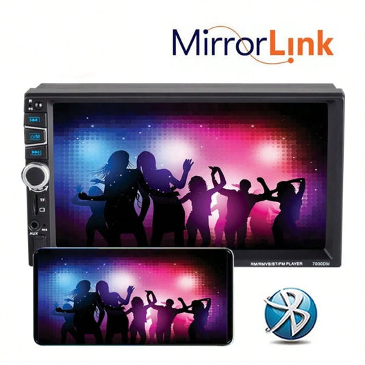 7" 2 Din Car Radio GPS Navigation Audio Stereo Bluetooth USB FM Autoradio Vehicle Multimedia MP5 Player Mirror Link Rear Camera