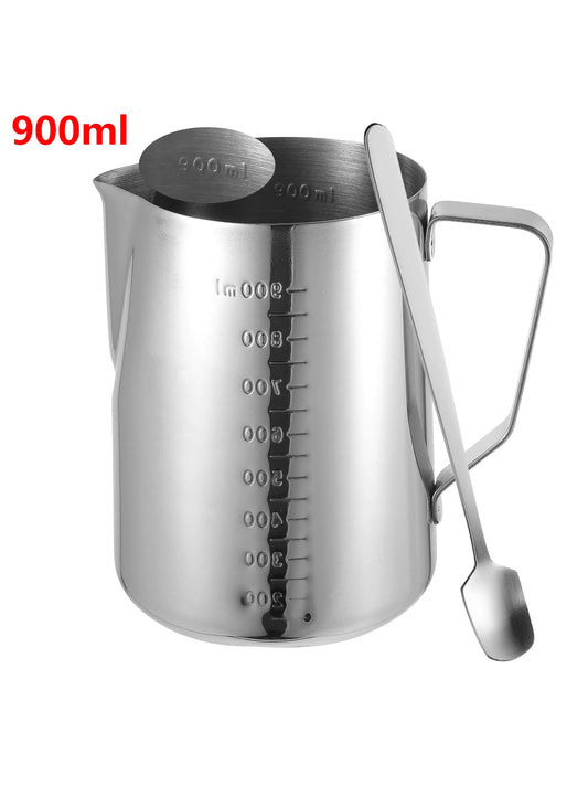 900ml Candle Wax Melting Pot Tall Spoon- Stainless Steel Candle Making Pot And Spoon- Candle Wax Melter For Candle Making Supplies- Candle Melting Pot For Melting Wax- Candle Pouring Pitcher