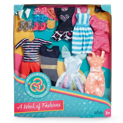 ADDO Boulevard Boutique A Week of Fashions Doll Outfit Set