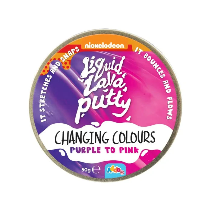 ADDO Nickelodeon Liquid Lava Putty Changing Colours 50g