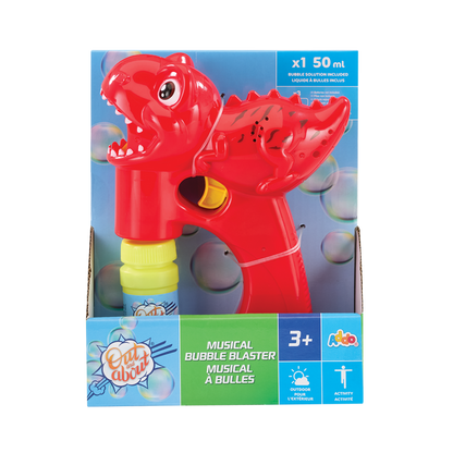 Addo Out and About Musical Bubble Blaster - Motorized Light-Up Bubble Blower with Sound - Sold per piece