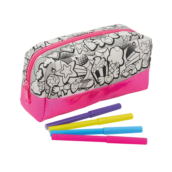 ADDO Out To Impress Colour Your Own Pencil Case