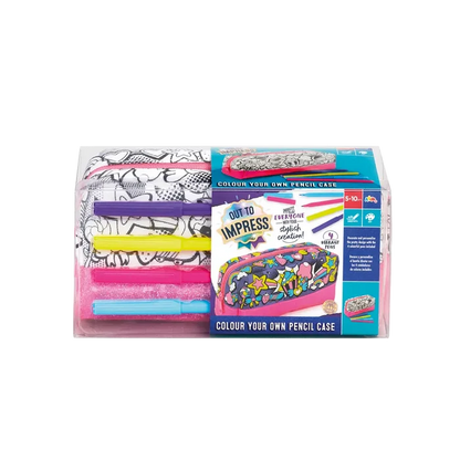 ADDO Out To Impress Colour Your Own Pencil Case