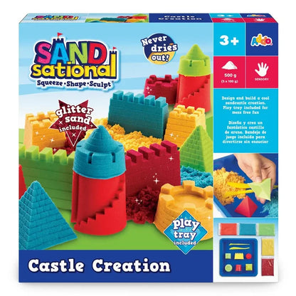 ADDO Sandsational Castle Creation with Colourful Sand 500g