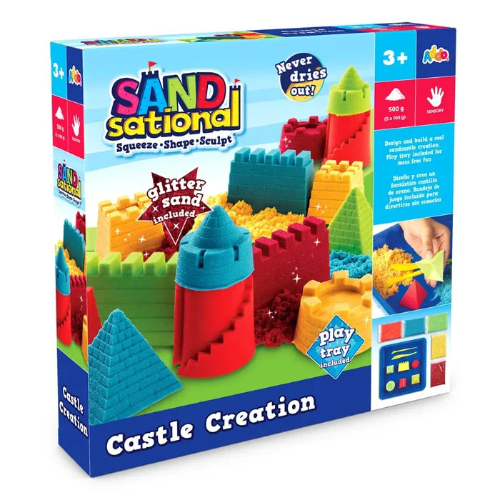 ADDO Sandsational Castle Creation with Colourful Sand 500g
