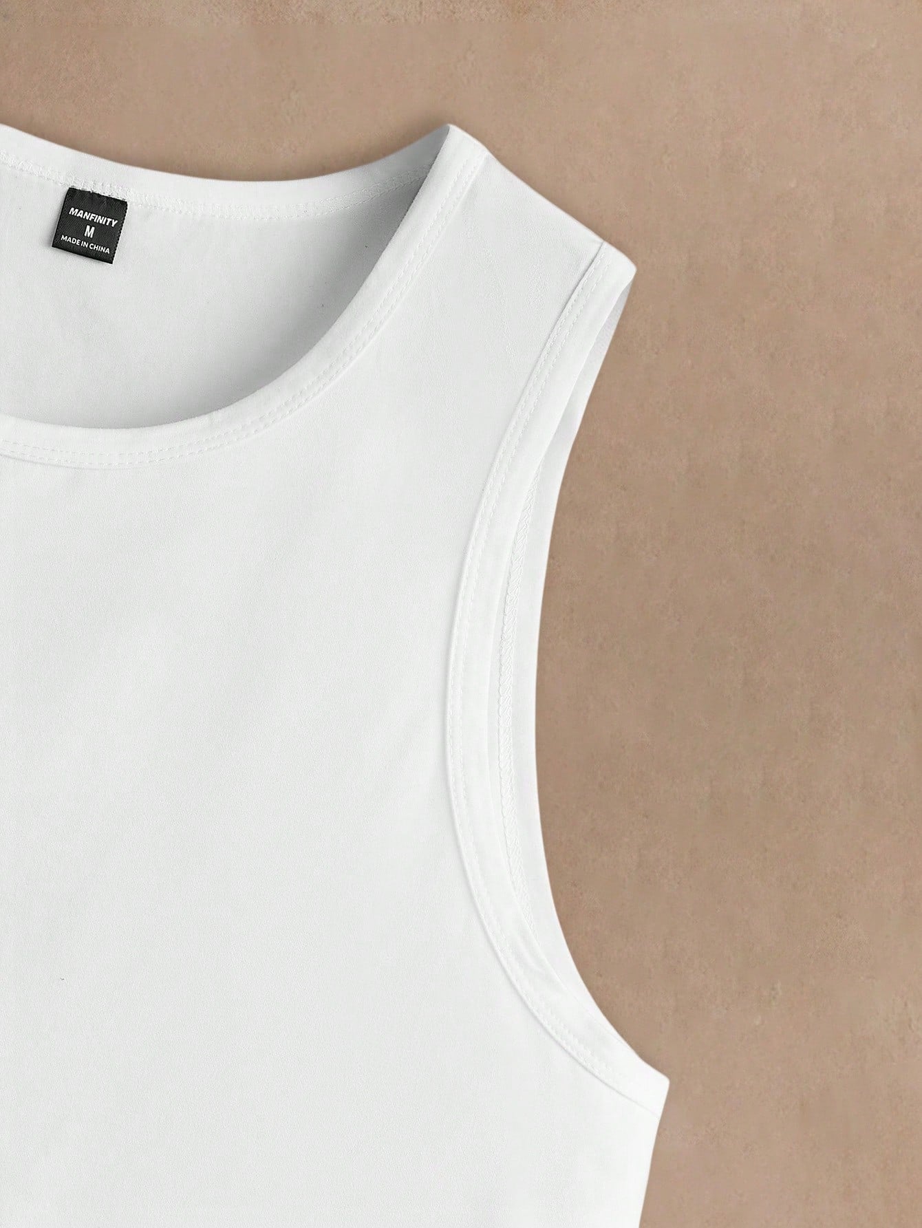 AKNOTIC Men's 3 Pack Solid Color Round Neck Tank Top, Casual Loose Fit Sleeveless Top, Summer Beach Gym Workout Undershirt Set, Comfortable Muscle, Football