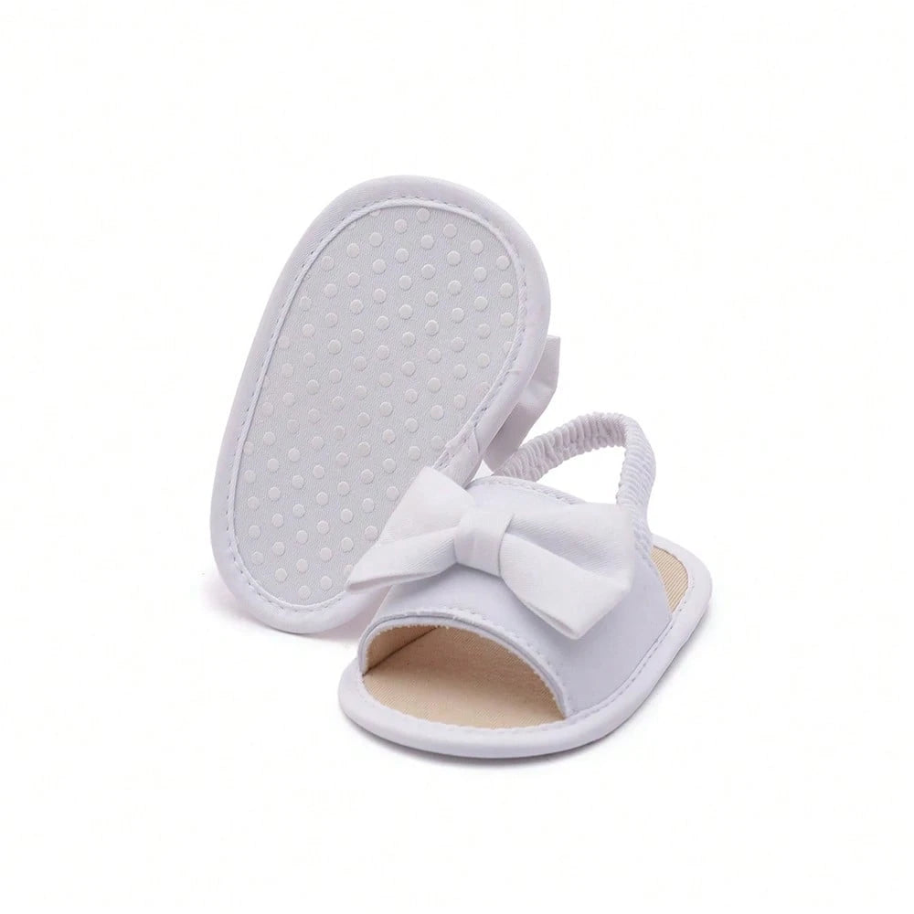 Baby Sandals 0-15M, Bow Decor Toddler First Walking Shoes