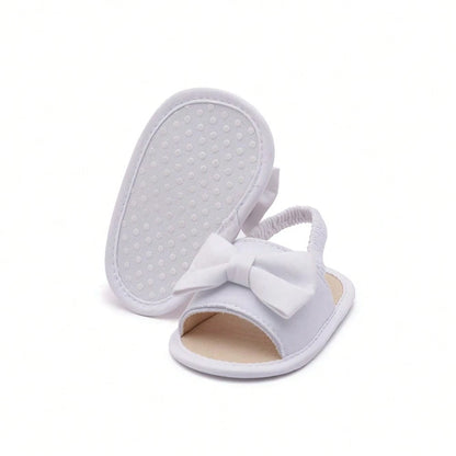 Baby Sandals 0-15M, Bow Decor Toddler First Walking Shoes